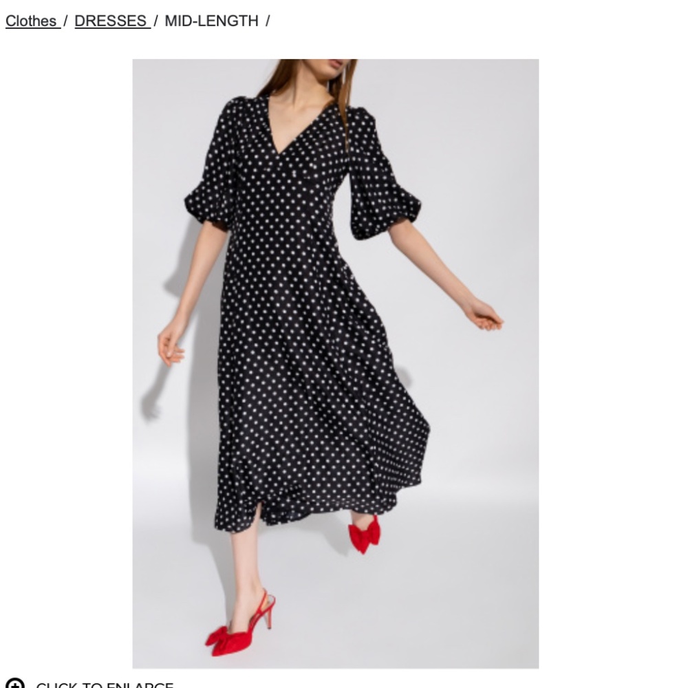 Sz 0 Kate Spade Polka dot dress Pockets! Fit & Flare style Petite